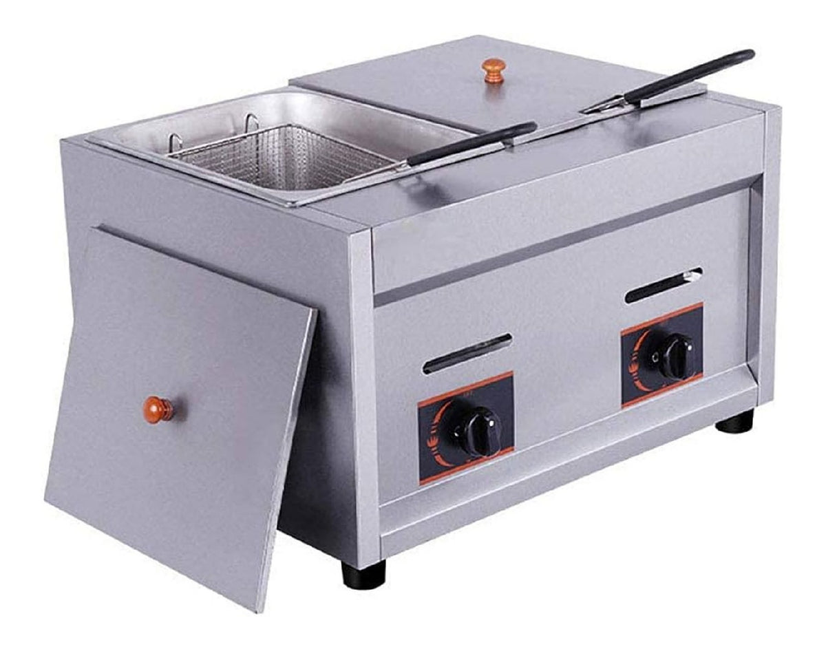 Sistema per frittura Friggitrice professionale cestelli friggere Piano