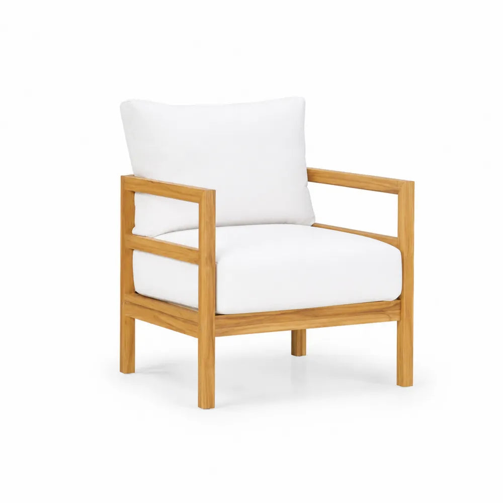 Poltrona in Teak con Cuscini
