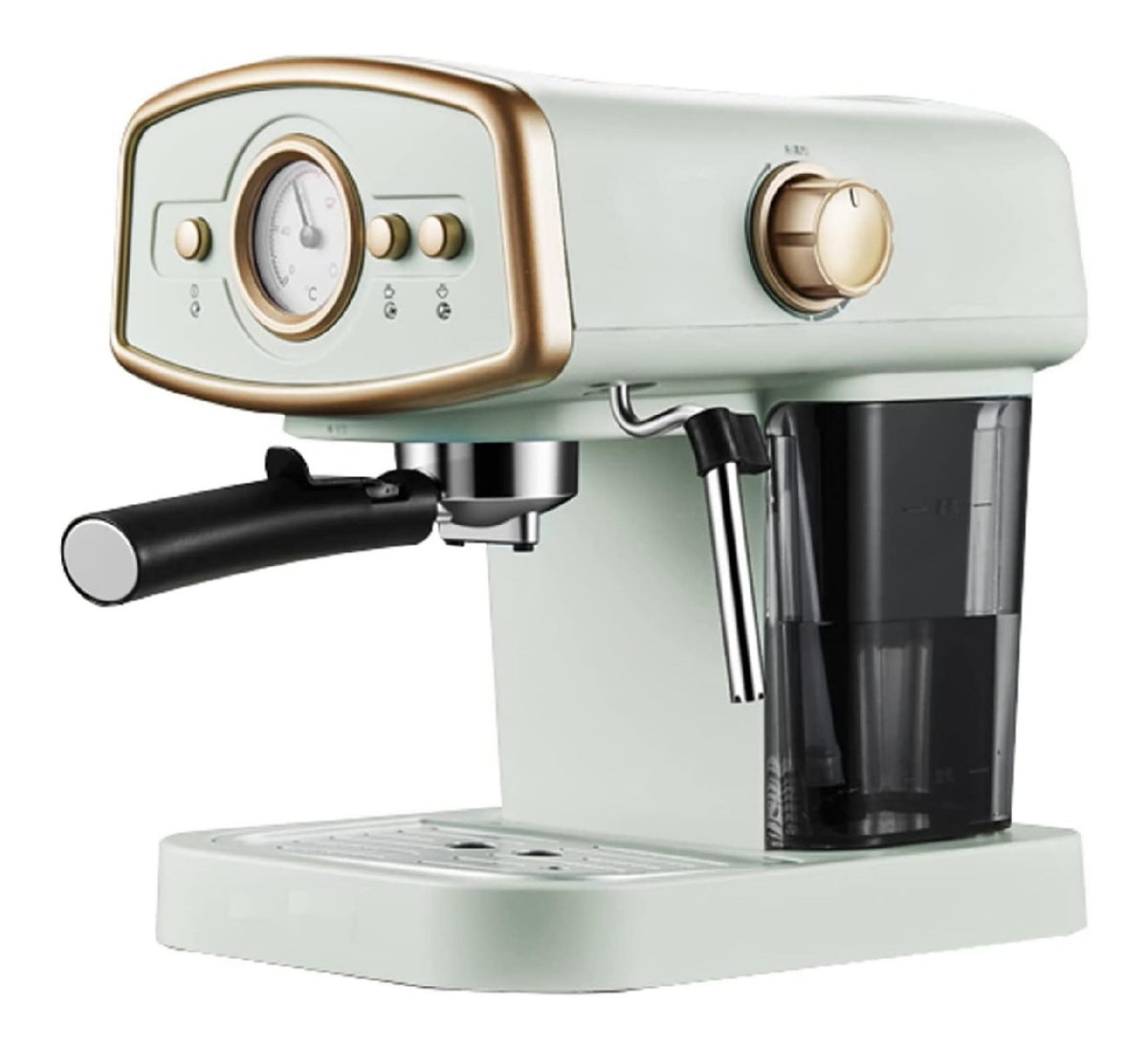 Funzionamento automatico macchina espresso funzione vapore verde