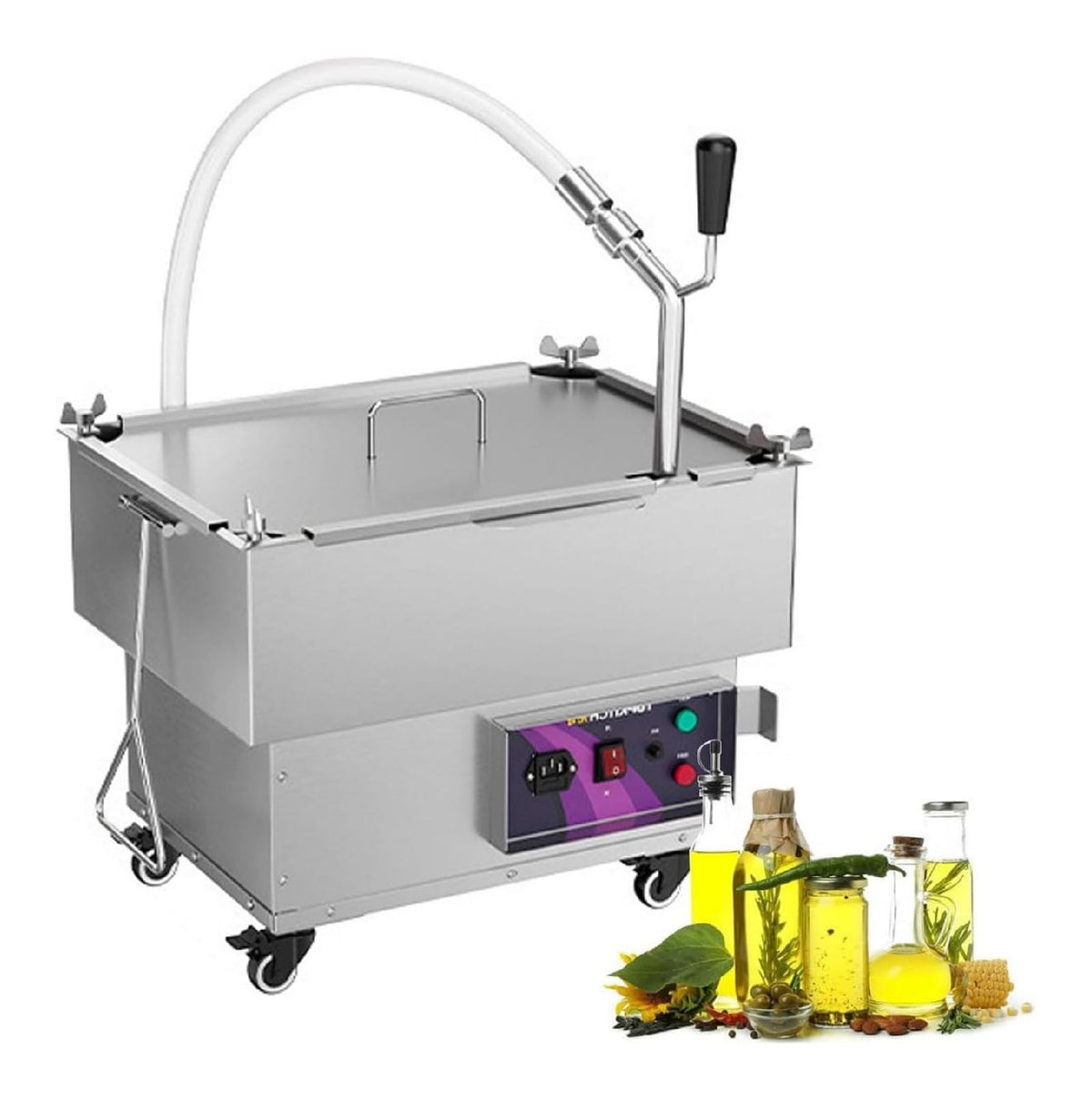Friggitrice elettrica Macchina Filtrante Friggitrice Mobile, Sistema