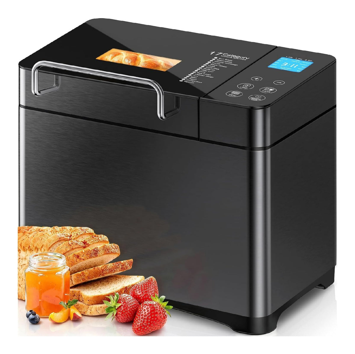 Macchina per pane convezione 710 con comandi touch con timer argento