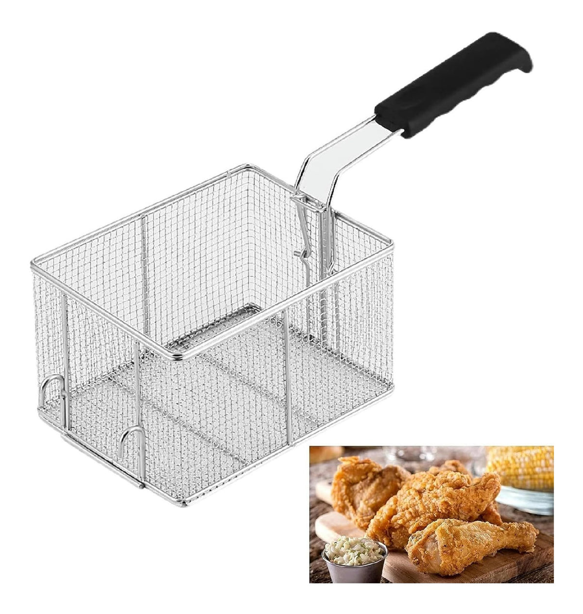 Friggitrice da cucina 8 L rosso