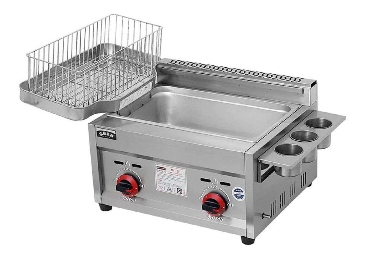 Sistema per frittura Friggitrici Commerciale Inossidabile,Controllo della Temperatura,Friggitrice