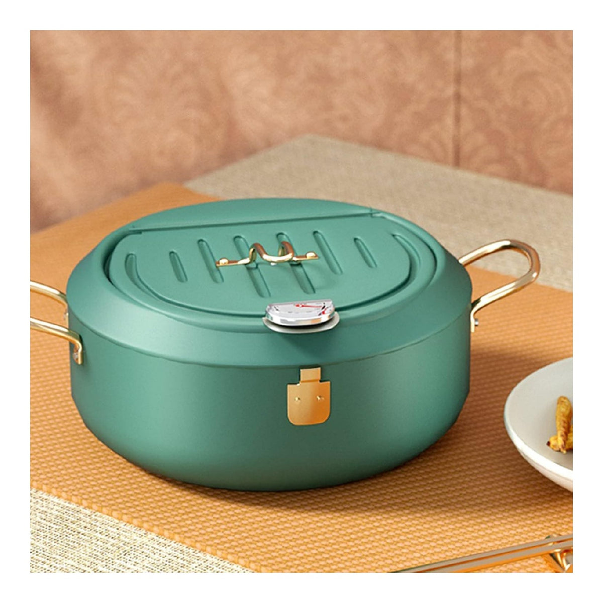 Friggitrice elettrica Pentola Cucinare, friggitrice Tempura Stile