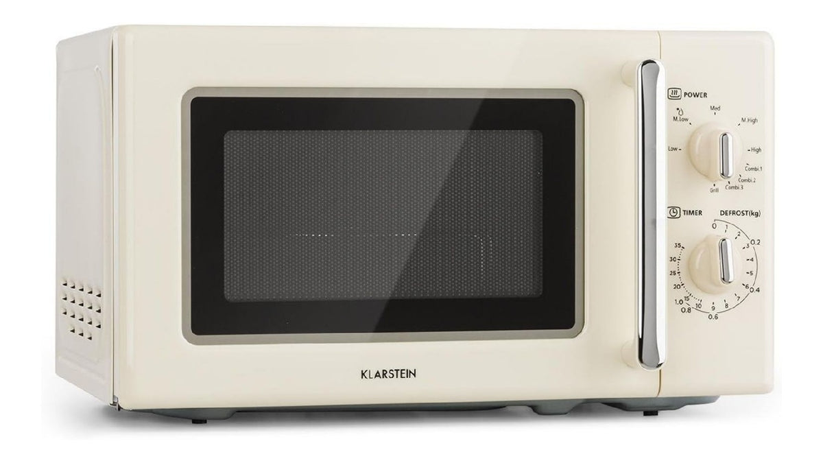 Forno a microonde con timer crema