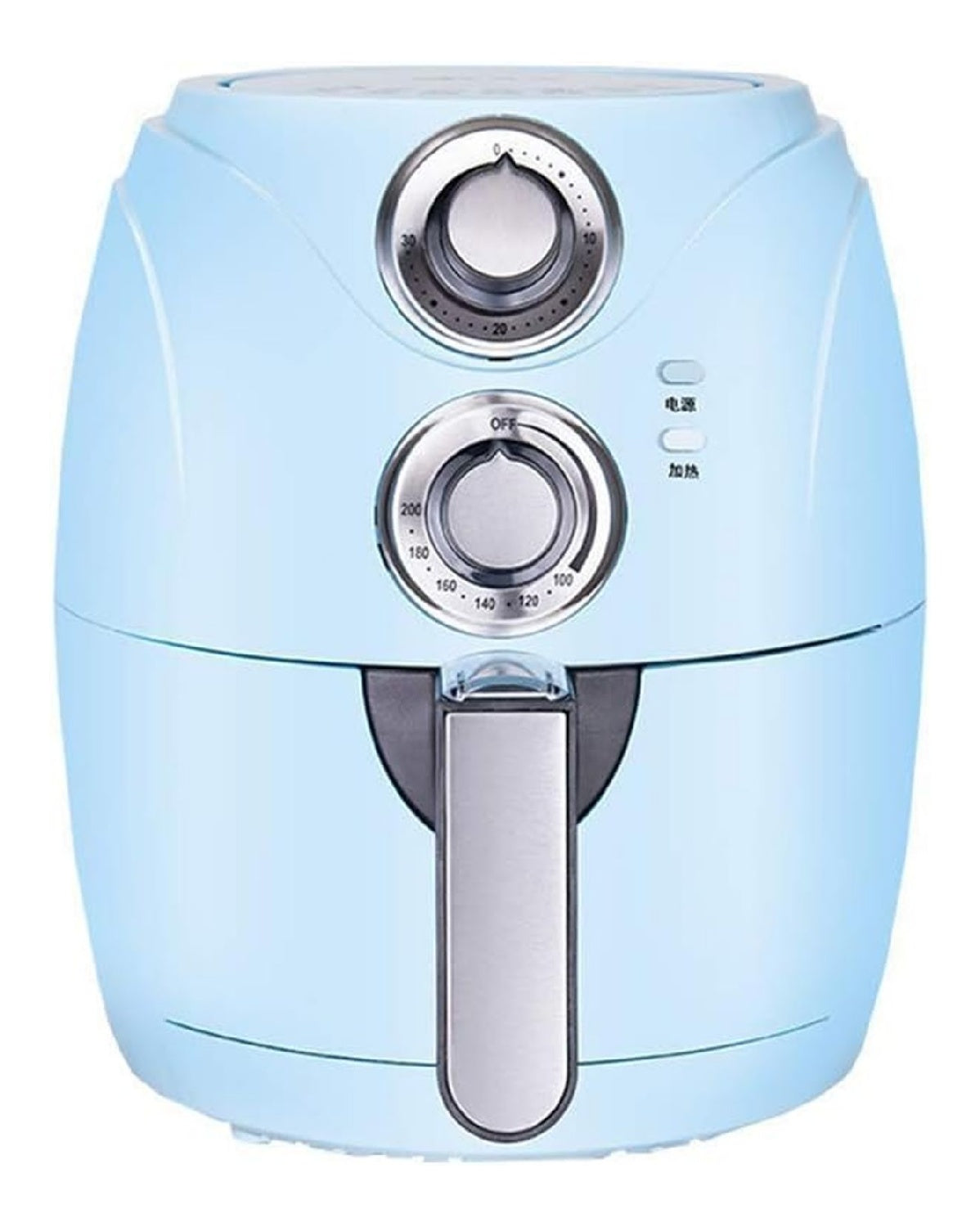 Friggitrice ad aria con timer funzionamento automatico rosso con timer funzionamento automatico
