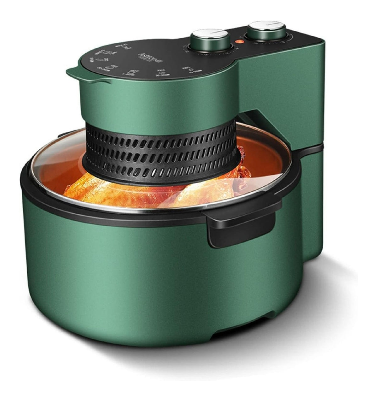 Friggitrice ad aria verde con timer