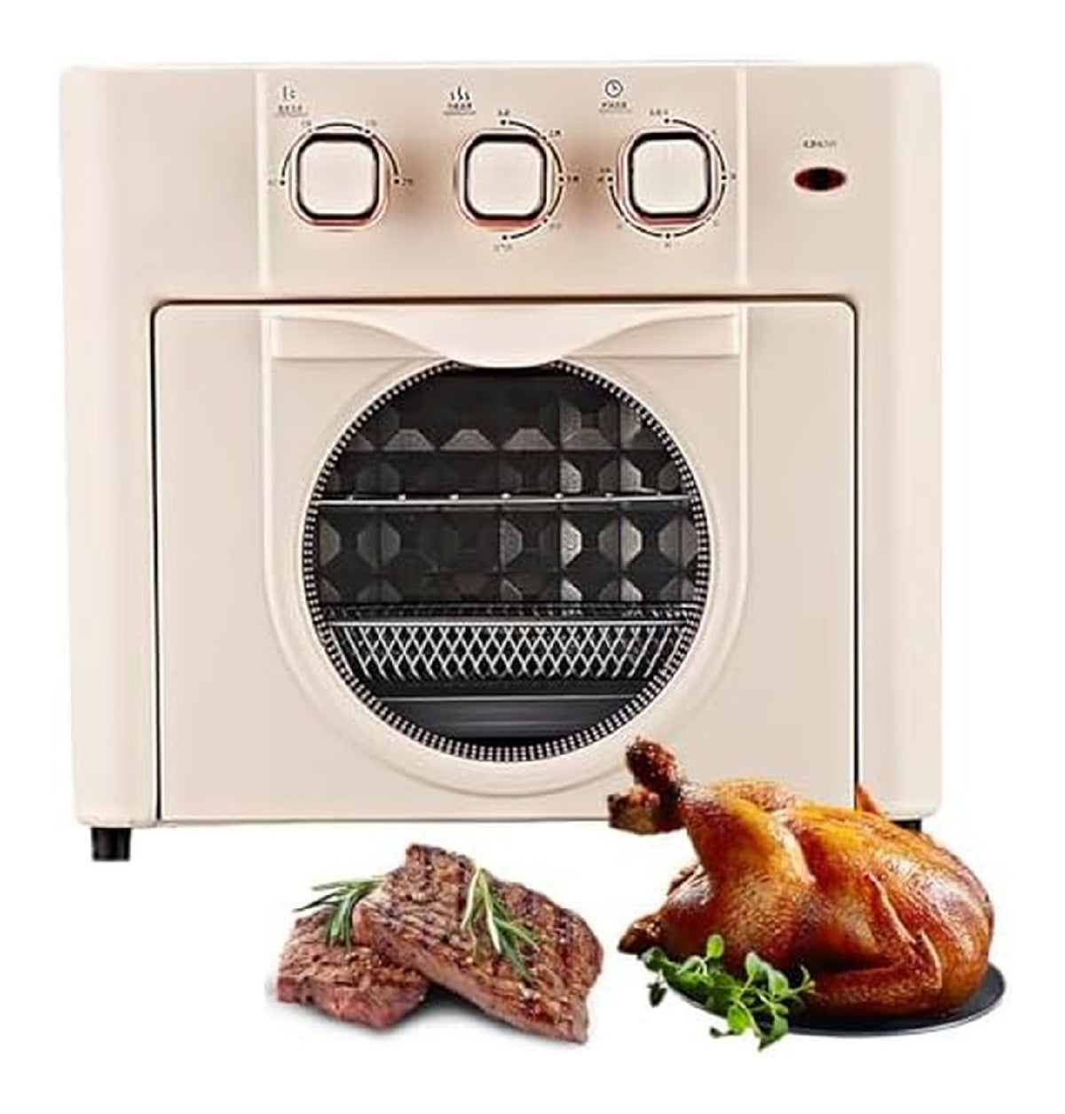 Friggitrice ad aria con timer beige