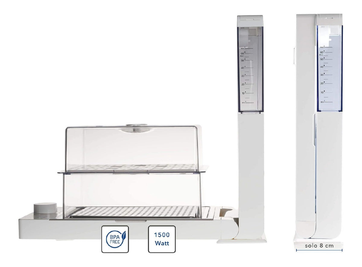 Vapo Jet Vaporiera Istantanea, Salva con timer funzione vapore argento
