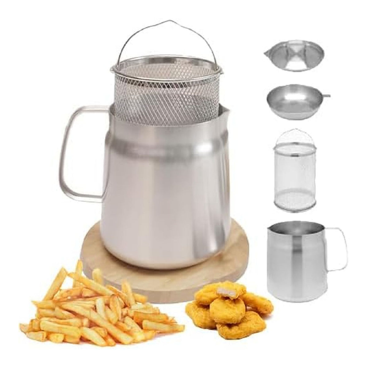 Friggitrice da cucina Friggitrice Acciaio Inossidabile Rose Teddy