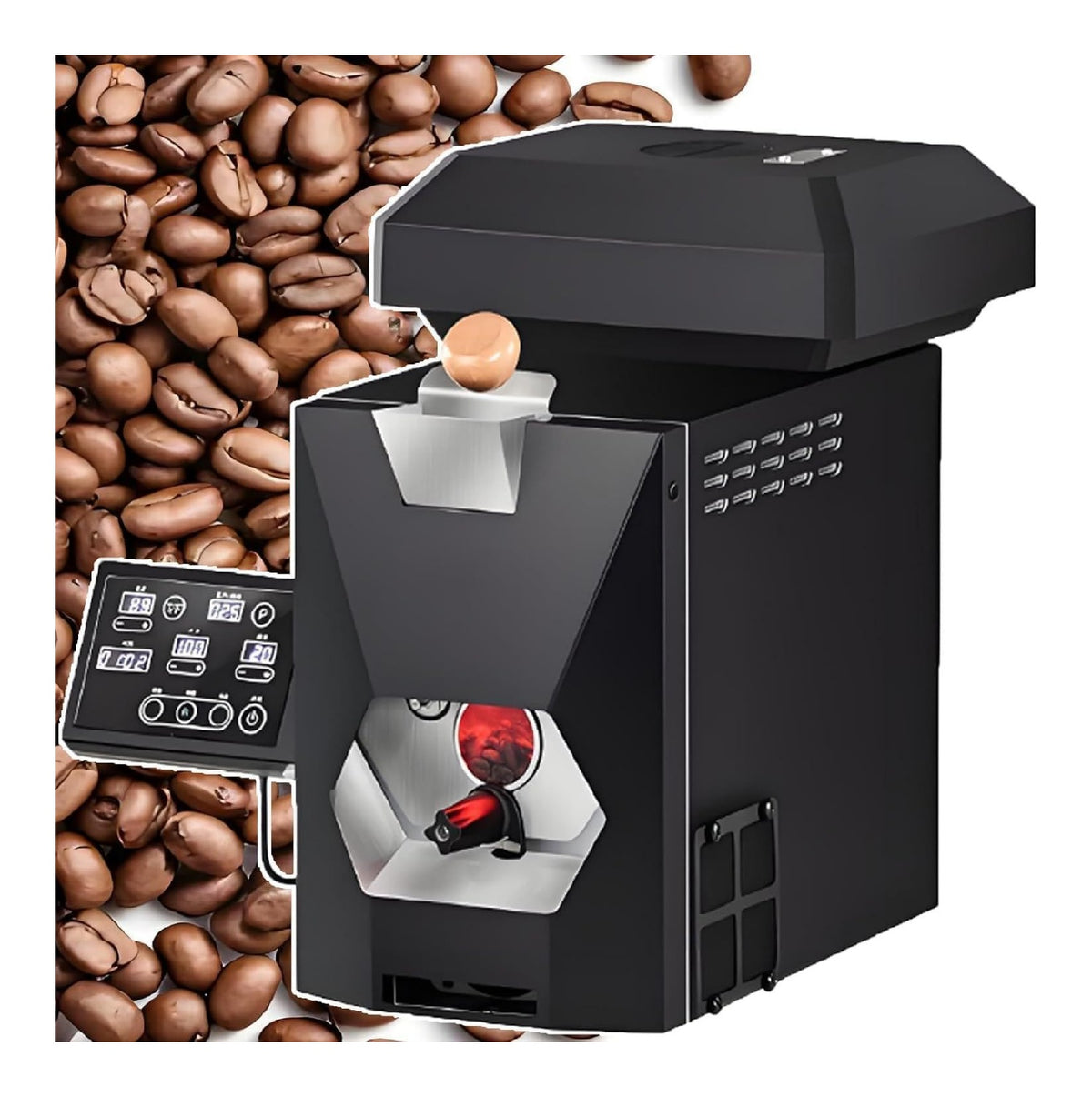 Macchine da caffe tazza singola Tostatrice elettrica compatta chicchi caffe