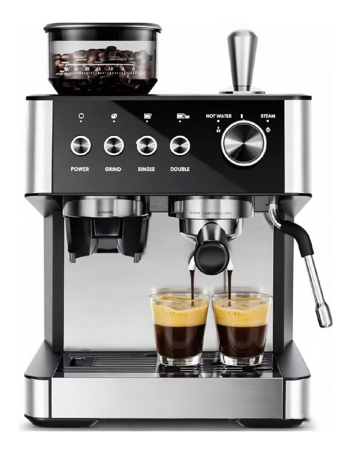 Kismile Macchine per espresso con funzionamento automatico funzione vapore rame