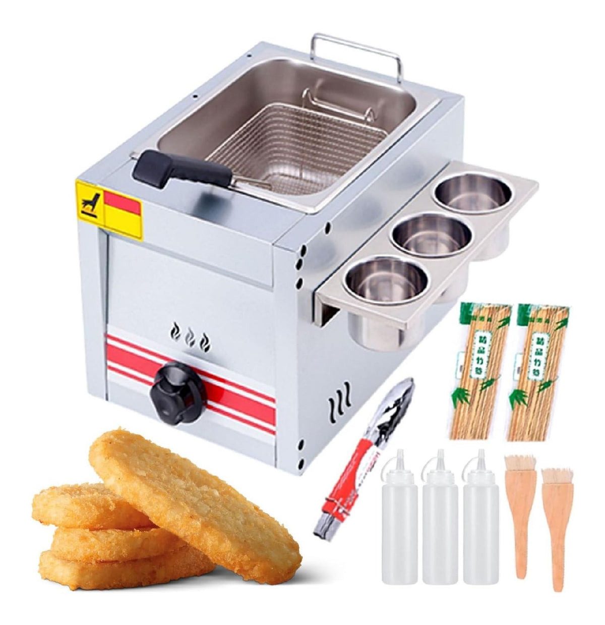 Sistema per frittura Friggitrice Commerciale, Friggitrice Pentola Rimovibile