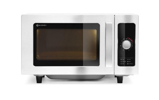 Microonde da cucina 25 L in acciaio inox argento