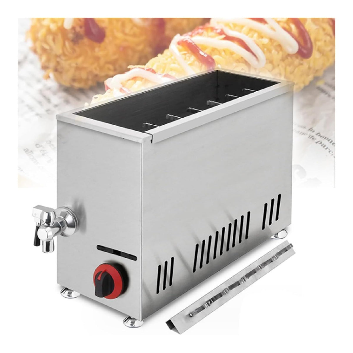 Friggitrice elettrica in acciaio inox argento Friggitrice elettrica Professionale Litri