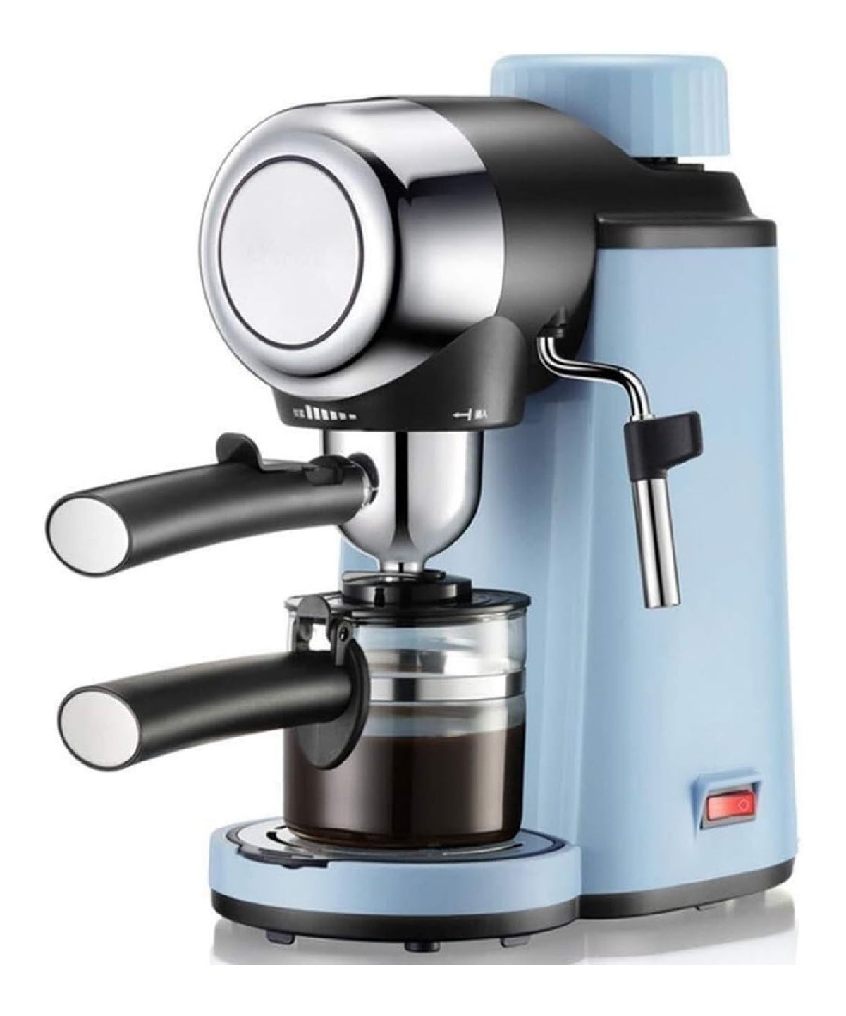 Macchina espresso funzionamento automatico funzione vapore nero Macchina caffe Montalatte, Erogatore